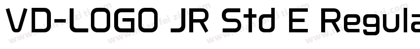 VD-LOGO JR Std E Regular字体转换